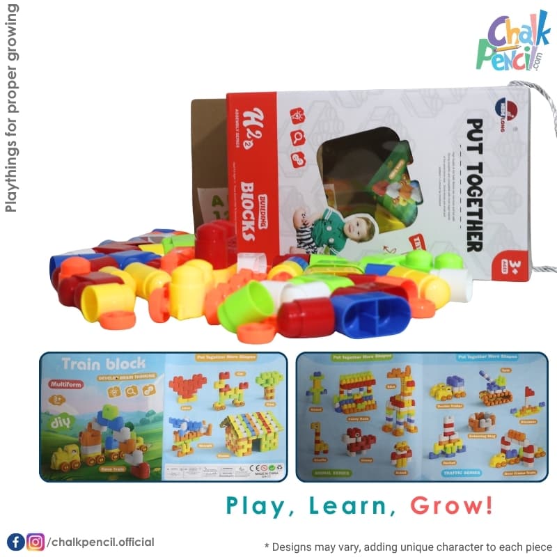 Train DIY Building Blocks